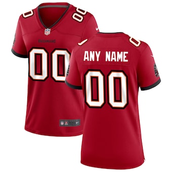 womens nike tampa bay buccaneers red custom game jersey_pi38